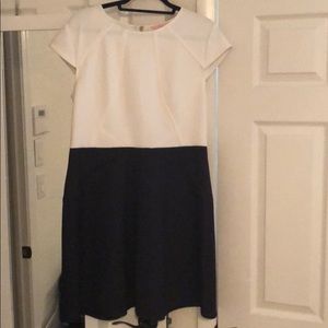 Blue and white ted baker dress